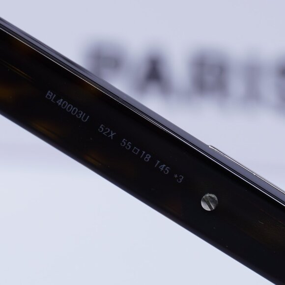 Berluti BL40003U 52X Rectangle Sunglasses - Havana/Blue - Picture 10 of 10